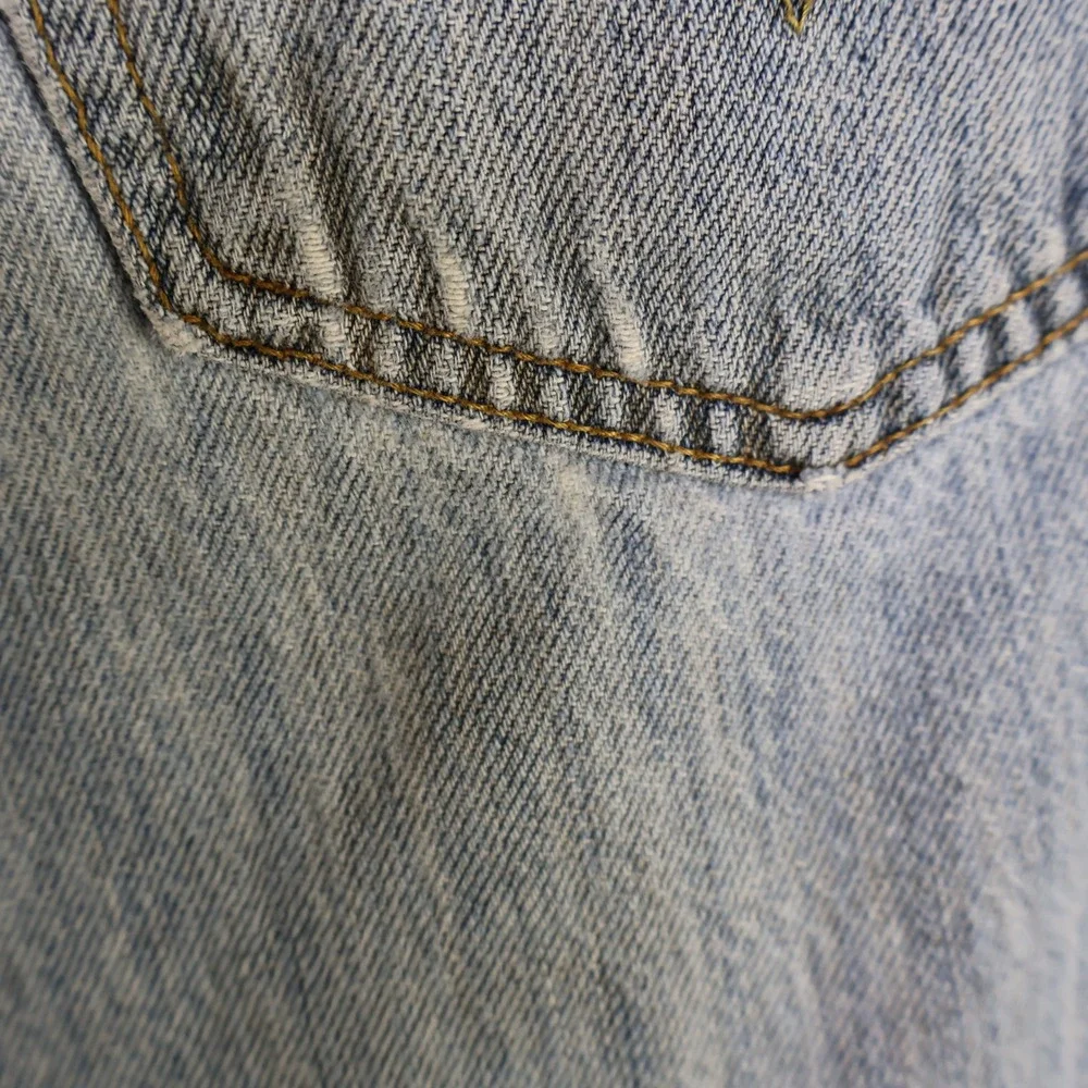 Vintage Levis 505 Regular Fit‎ Jeans 33x34 Grunge Distressed Light Wash Denim